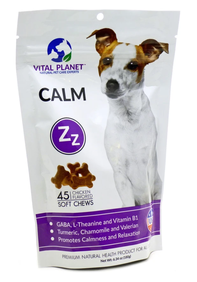 Vital Planet Calm - Natural Stress Relief & Anxiety Support Supplement for Adults - Promotes Relaxation & Better Sleep - Ideal for Work, Travel & Daily Stress Management