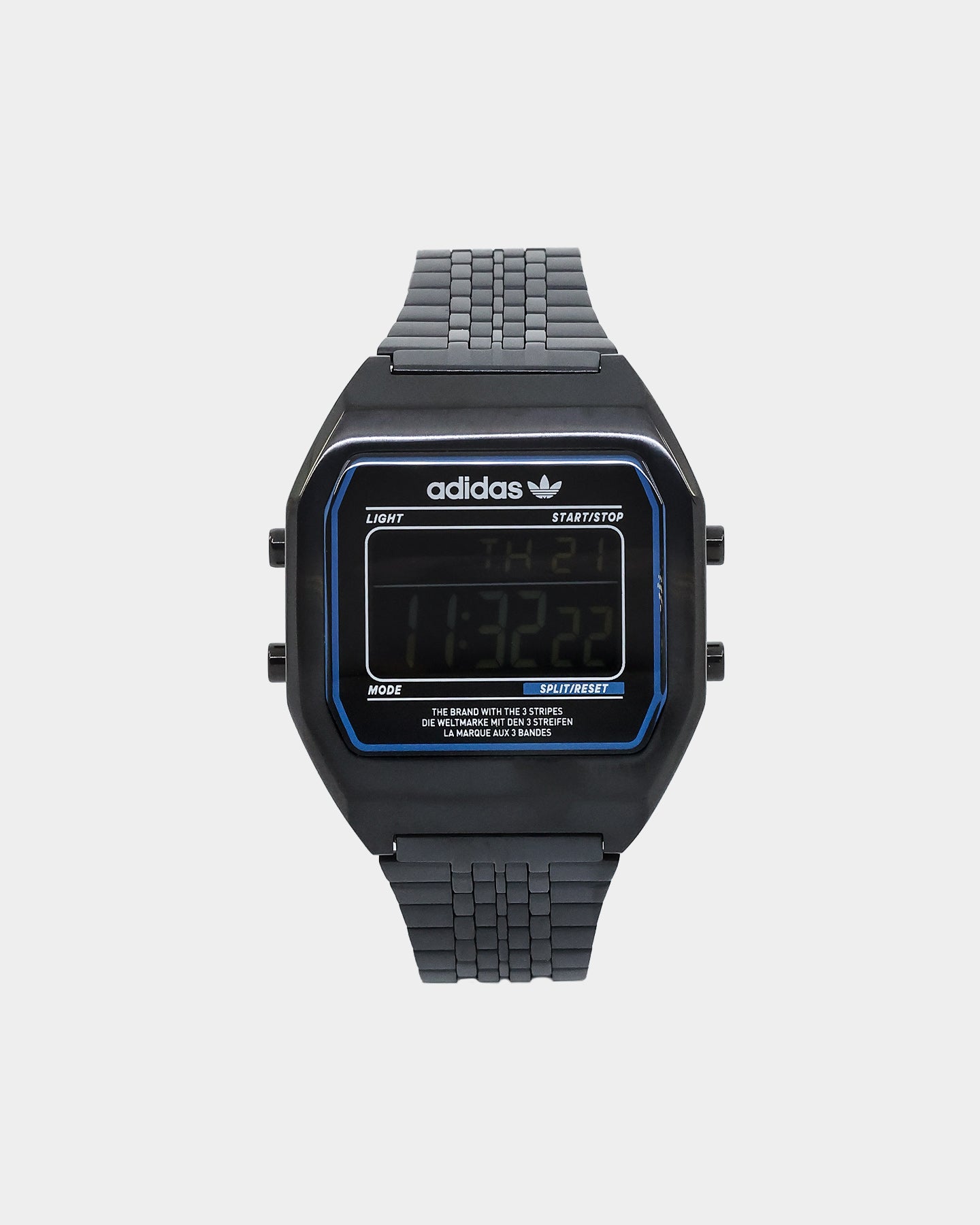 Adidas Digital Two 36MM Black Sports Watch - Stylish Waterproof Smartwatch for Running, Gym & Outdoor Activities