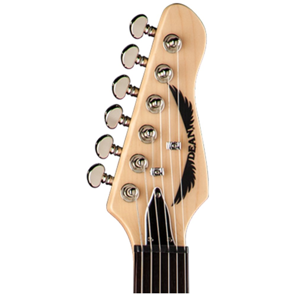 Dean NV SEL TAM NashVegas Select Solid-Body Electric Guitar in Trans Amber Finish - Perfect for Rock, Blues & Stage Performances
