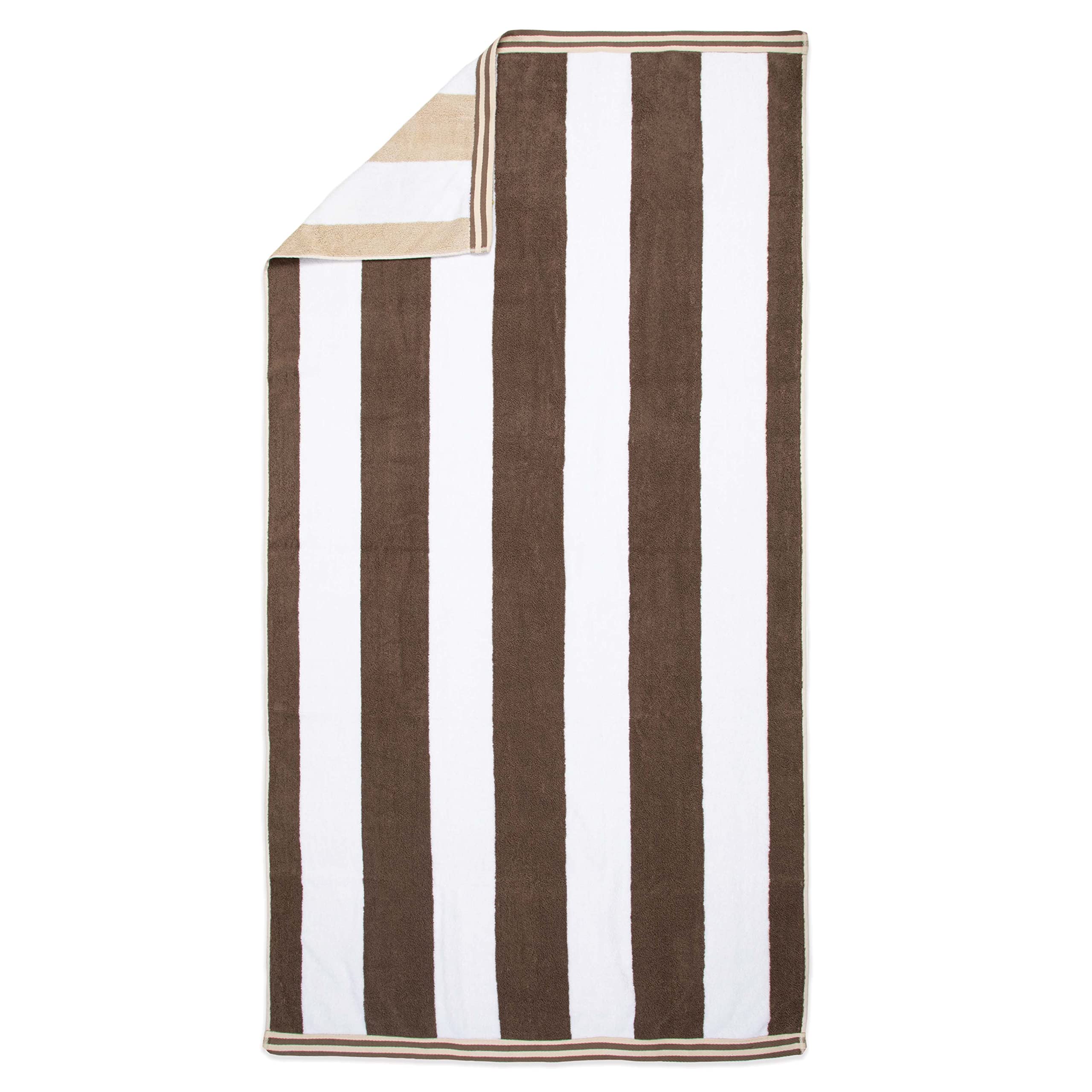 Aston & Arden Reversible Beach Towel (Case of 8) - 100% Ring Spun Cotton, Large 35