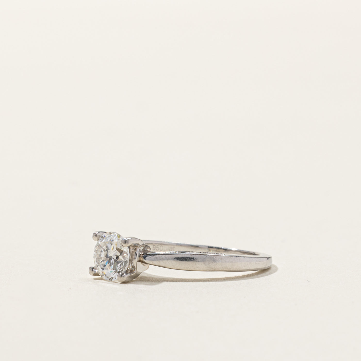 0.82ctw VS2 F Prong Set Diamond Engagement Ring - Size 5 | Perfect for Proposals, Anniversaries & Wedding Bands | Elegant Solitaire Jewelry Gift for Her