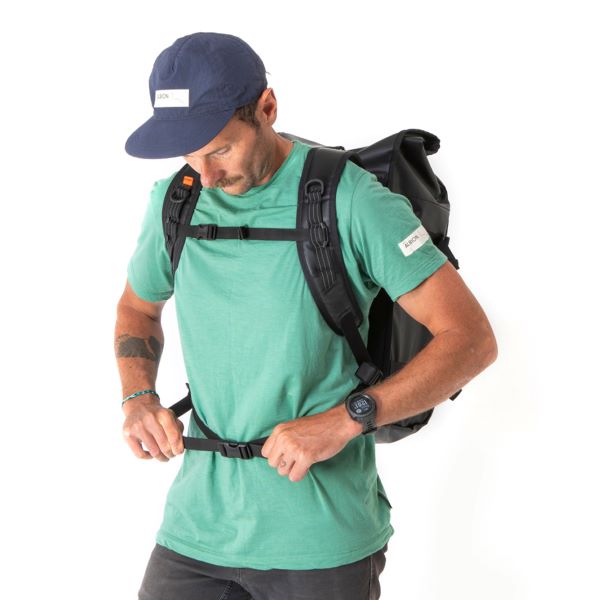 Restrap 22L Rolltop Backpack - Waterproof Cycling Commuter Backpack for Men & Women - Perfect for Biking, Hiking, and Urban Travel