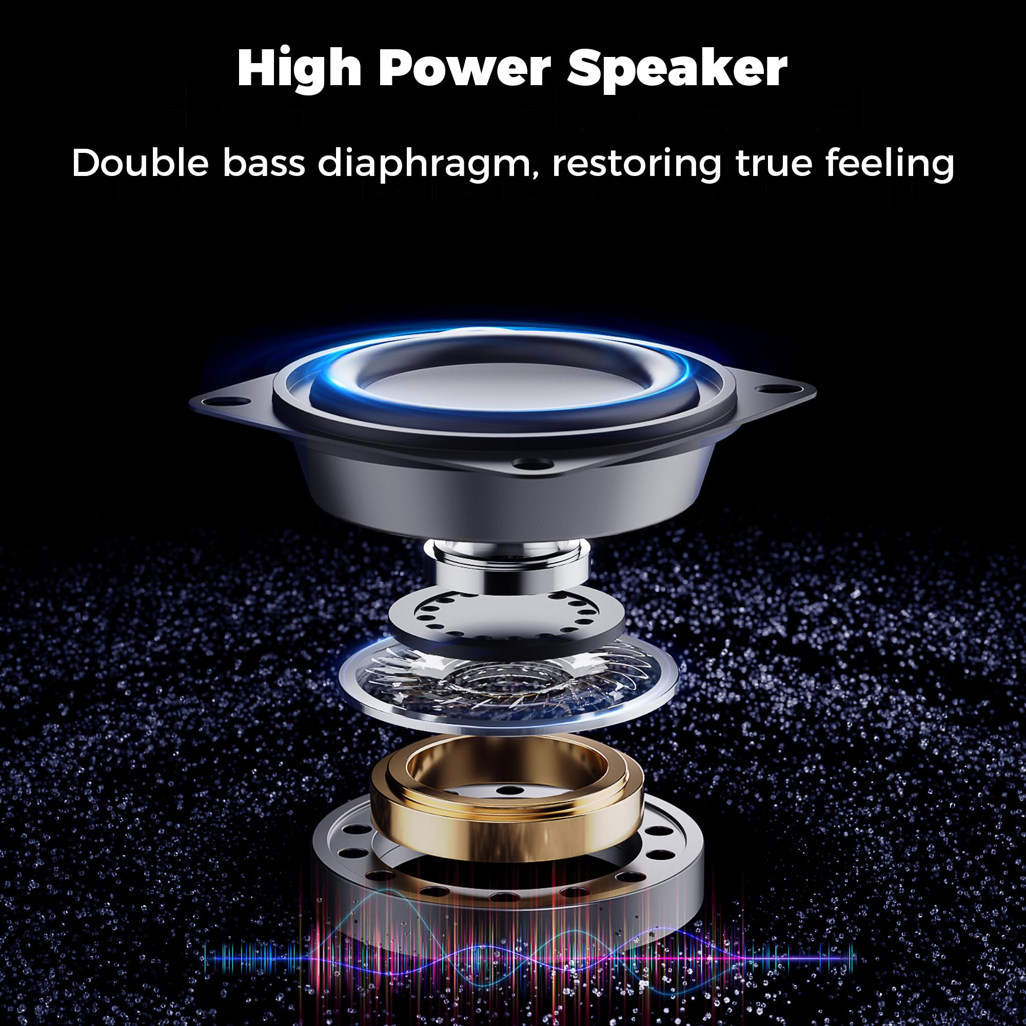 ROSON Computer Speakers for Gaming & Multimedia - USB Powered 2.0 Stereo PC Speakers with Enhanced Bass & Volume Control - Compatible with Laptop, Desktop, Tablet & Phone - Perfect for Gaming, Movies & Music Streaming