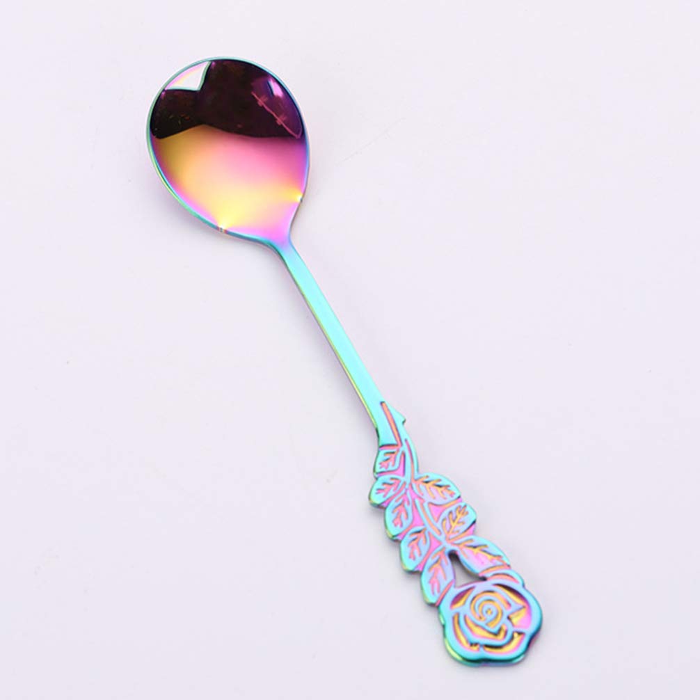 3-Piece Creative Stainless Steel Flatware Set - Dessert Spoon & Ice Cream Scoop for Home, Kitchen & Party Tableware | Perfect for Ice Cream, Desserts, Yogurt & More