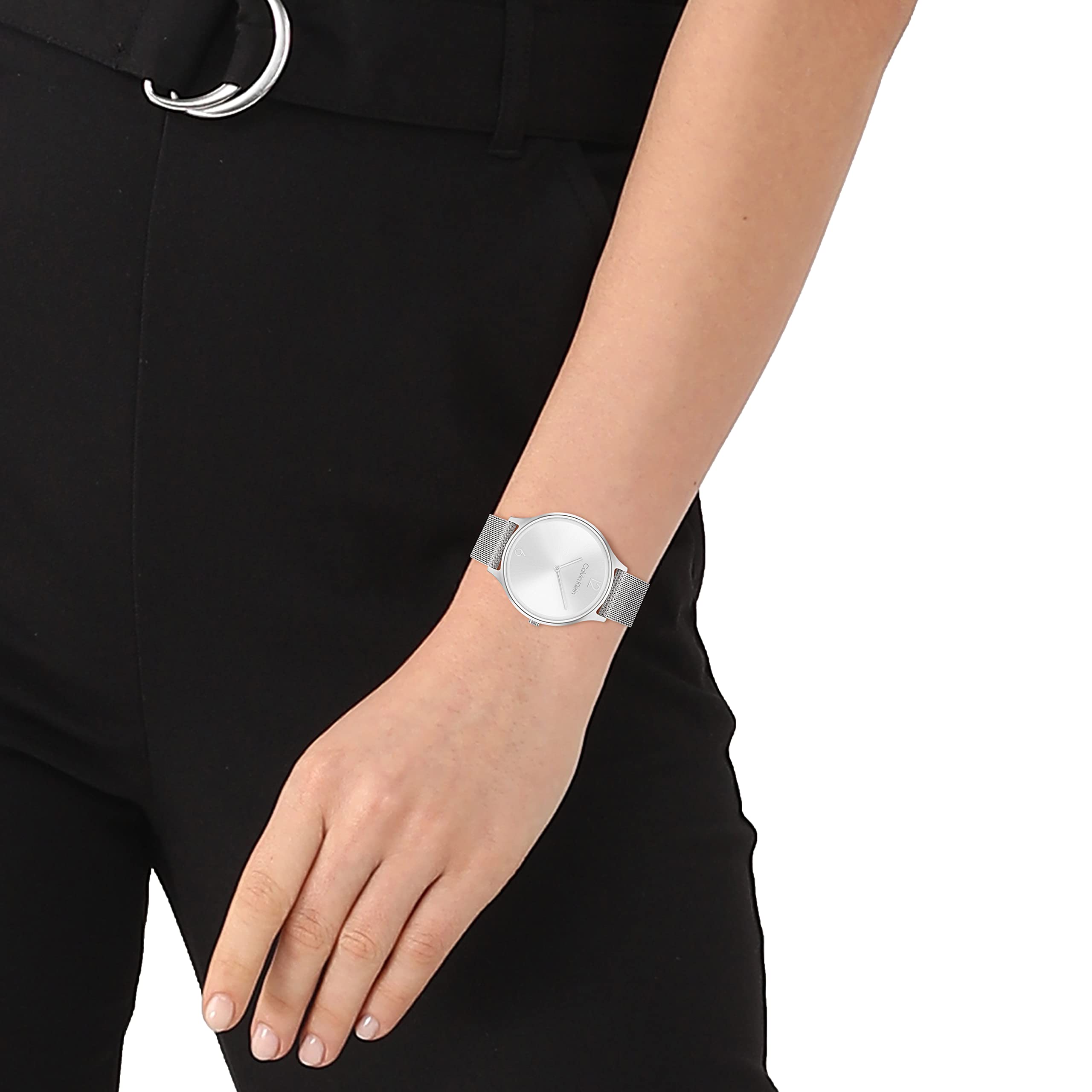Calvin Klein Timeless Women's Quartz Multifunction Watch with Stainless Steel Band - Elegant Dress Watch for Women, Perfect Gift for Her Birthday, Anniversary or Valentine's Day | Office, Party & Everyday Wear