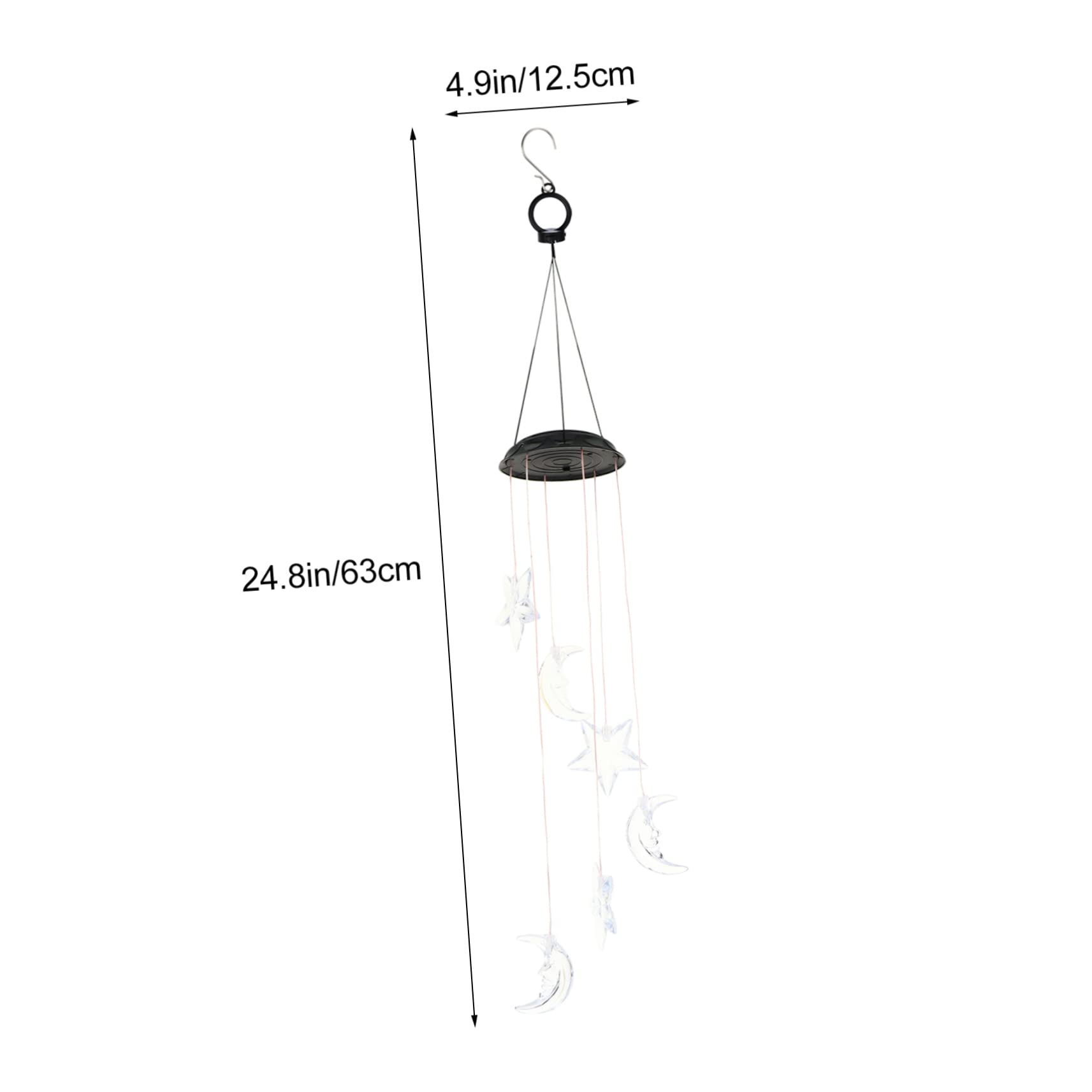 Solar Wind Chime Light - Outdoor Garden Hanging LED Wind Bell with Solar Power for Patio, Yard, and Porch Decoration | Weather-Resistant & Energy-Efficient