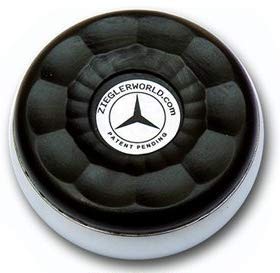 Premium Zieglerworld Large Shuffleboard Table Weights - Set of 4 Black Pucks with Instruction Booklet | Perfect for Game Rooms, Bars, and Family Game Nights