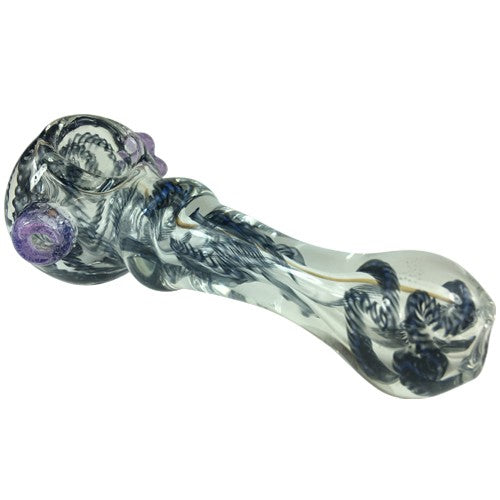 Color Changing Glass Spoon Pipe - Handmade Smoking Pipe for Herbs & Tobacco | Perfect for Travel, Camping & Outdoor Use