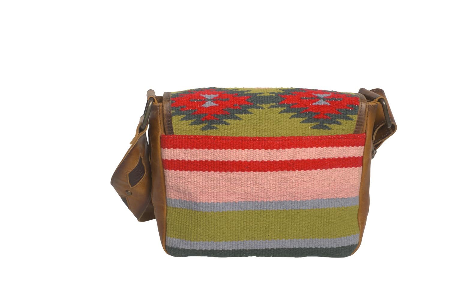STS Ranchwear Women's Baja Dreams Della Multi-Color Leather Crossbody Purse - Stylish Western Handbag for Casual Outings, Travel & Everyday Use