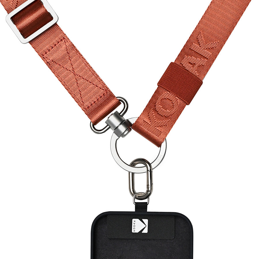 KODAK Adjustable Multi-Purpose Camera Strap - Burgundy Red for DSLR, Mirrorless & Film Cameras - Perfect for Travel, Hiking & Photography Enthusiasts