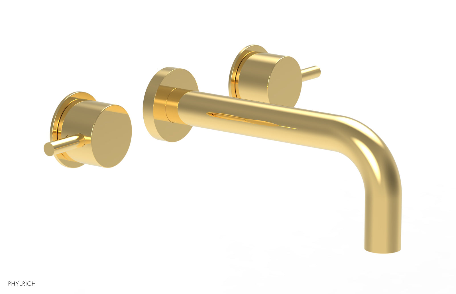 Premium BASIC II Wall-Mounted Lavatory Set 230 14 - Modern Bathroom Sink Faucet for Home & Commercial Use - Perfect for Restrooms, Hotels, and Offices
