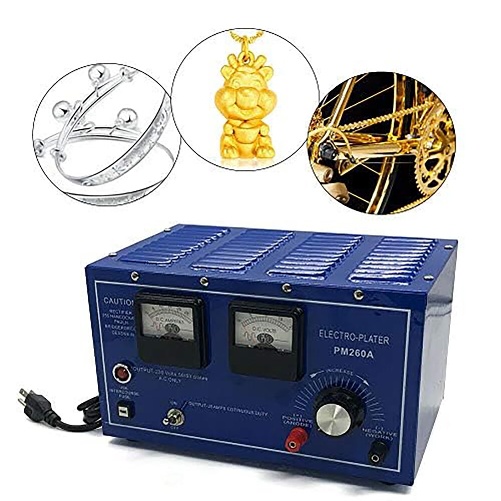Professional 30A Jewelry Plating Machine Kit - Gold, Silver & Platinum Electroplating Rectifier for DIY Jewelry Making & Repair | Perfect for Home Studios & Small Businesses