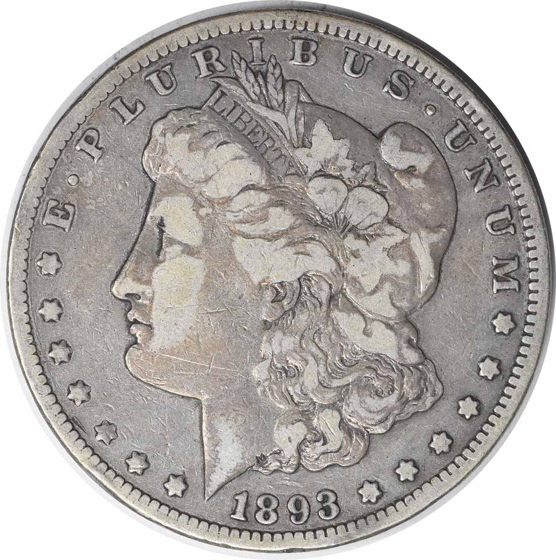 1893 CC Morgan Silver Dollar VF (Very Fine) Condition - Rare Collectible Coin for Investment & Historical Enthusiasts | Perfect for Coin Collections, Gifts & Display Cases