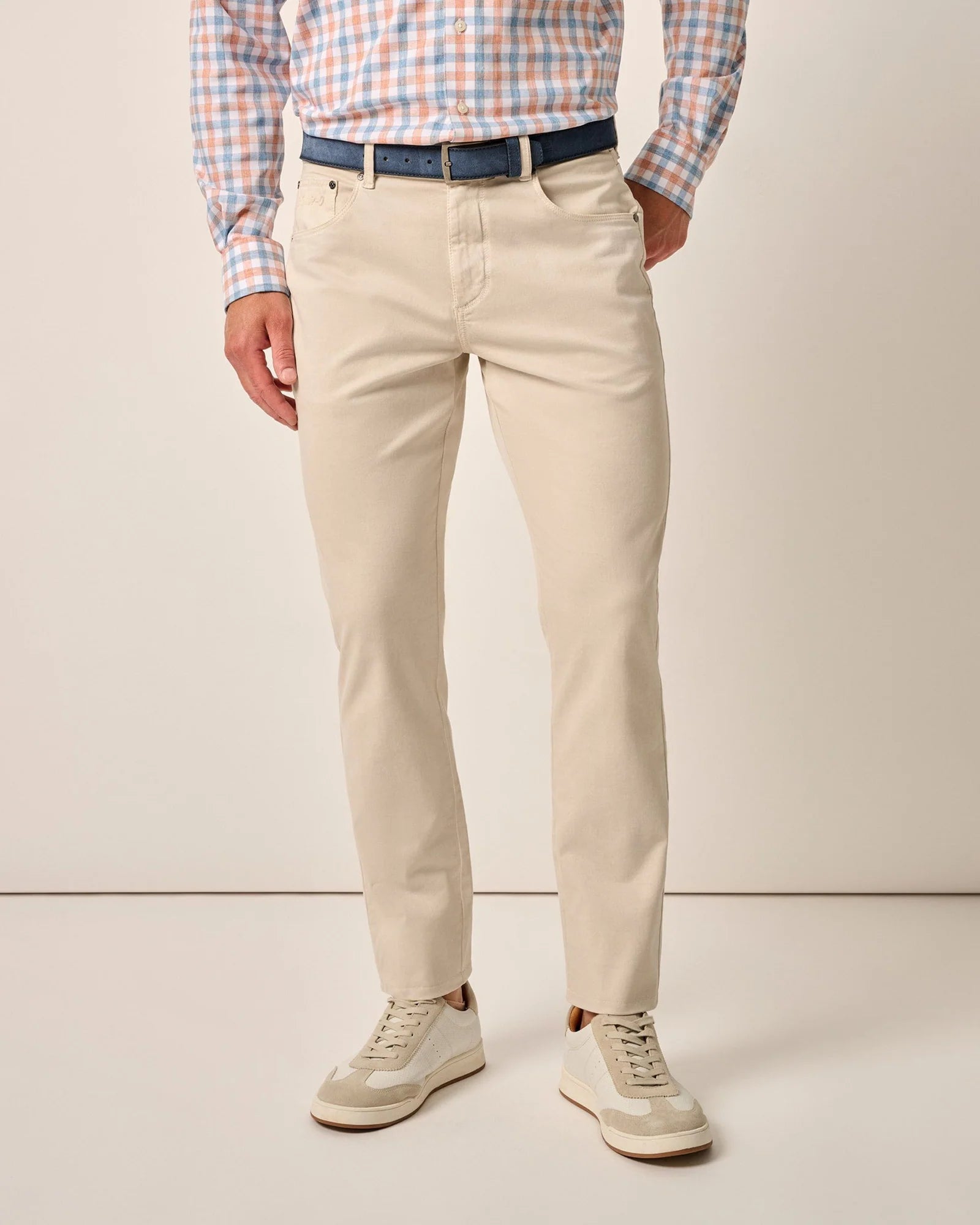 Johnnie O Carmel 5 Pocket Men's Casual Pants - Comfortable Stretch Travel & Outdoor Adventure Pants for Hiking, Golf & Everyday Wear