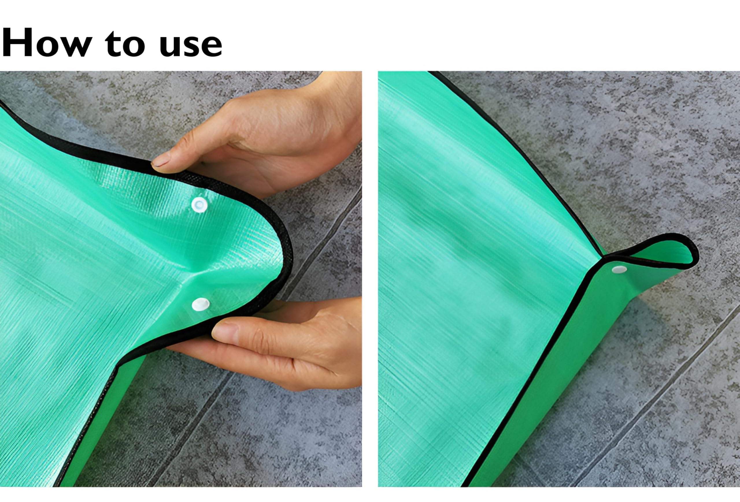 2 Pack Waterproof Foldable Plant Repotting Mat - Thickened Portable Gardening Potting Tray for Indoor/Outdoor Plants | Perfect for Repotting, Transplanting & Gardening Projects