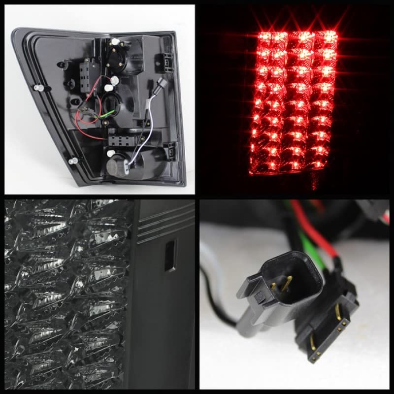 Spyder Auto 5070227 LED Tail Lights - Chrome/Smoke Lens - High Visibility & Style for Trucks, SUVs & Jeeps - Perfect for Night Driving & Custom Upgrades