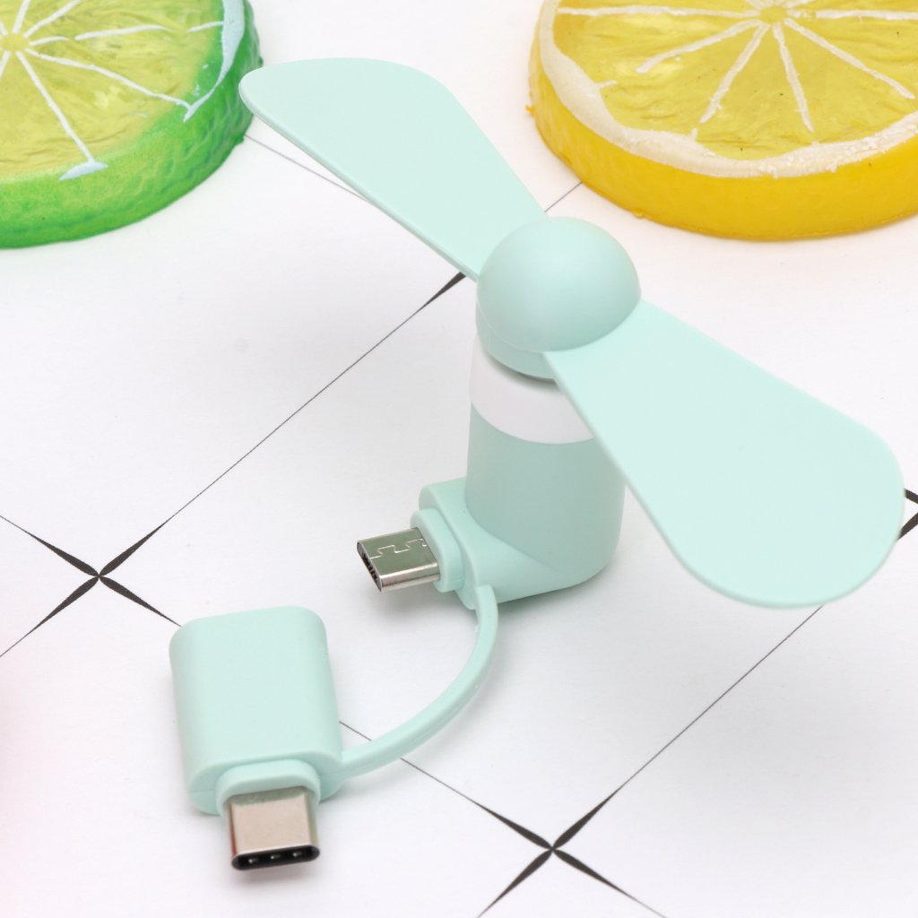 Portable USB Desk Fan with Removable Base - Low Power Consumption for Power Bank, PC, Laptop - Perfect for Office, Home & Travel Use