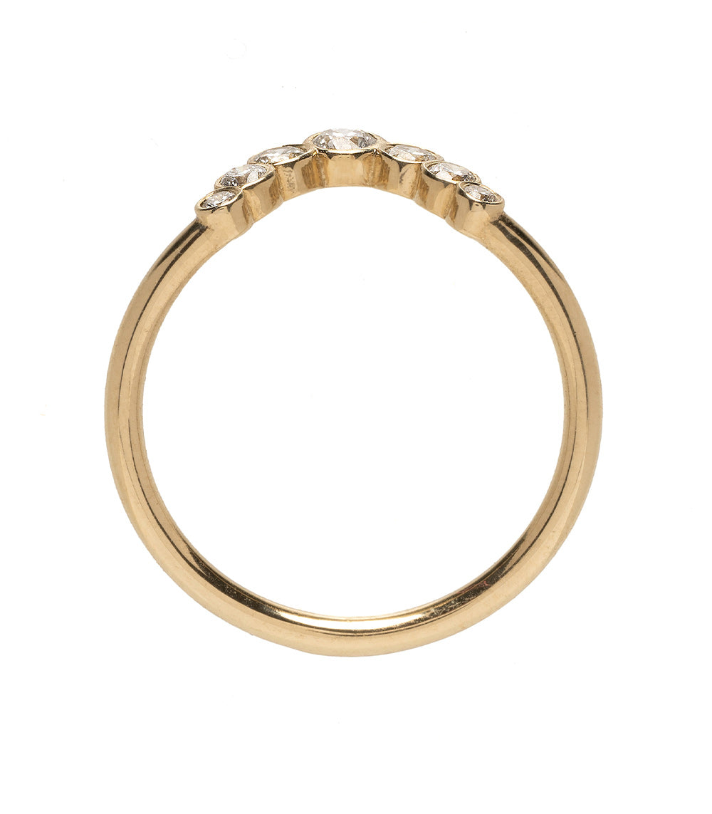 Bezels Sunrise Nesting Band Stackable Rings Set - Elegant Gold & Silver Layered Rings for Women | Perfect for Everyday Wear, Stacking, and Special Occasions