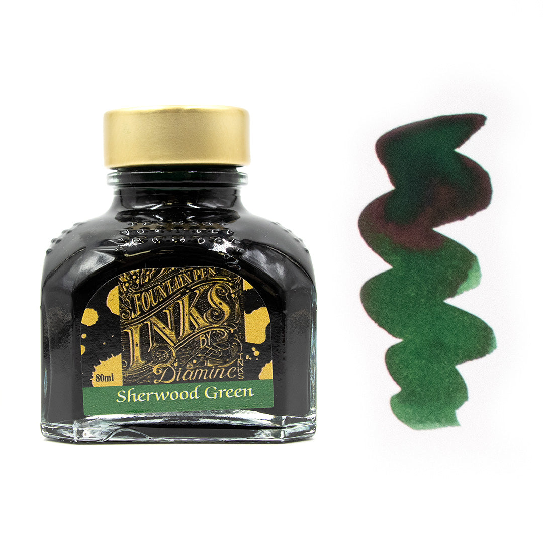 Premium Diamine Ink Bottle 80ml - Vibrant Fountain Pen Ink for Calligraphy, Journaling & Artistic Writing - Smooth Flow & Rich Colors