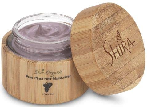 Shira Shir 50ml Organic Pinot Noir Moisturizer for Normal to Dry Skin – Hydrating Facial Cream with Natural Ingredients, Anti-Aging & Nourishing Skin Care | Daily Moisturizer for Dry Skin, Organic Skincare Treatment | Perfect for Morning & Night Routine, Winter Skin Care