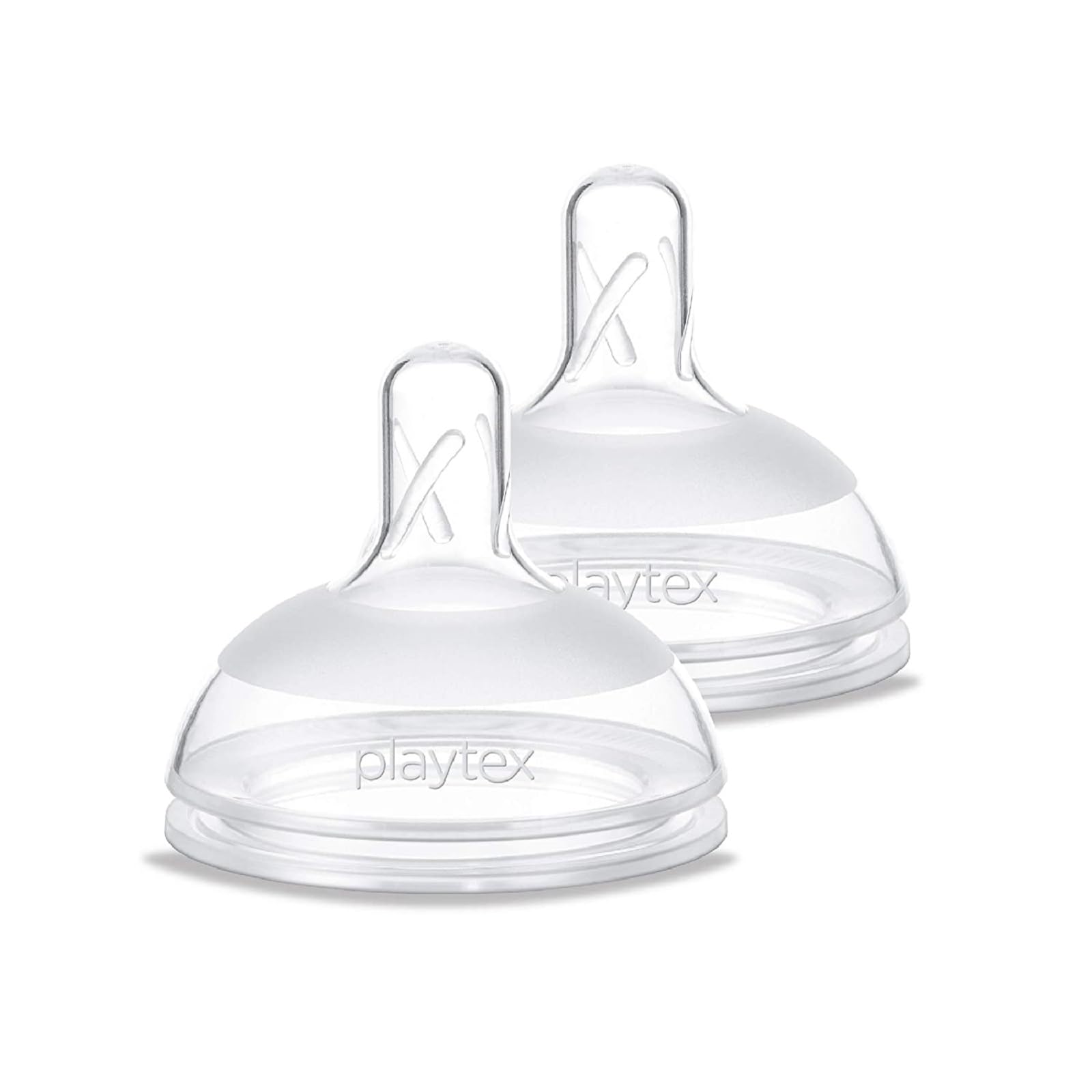 Playtex Baby NATURALATCH Nipple - Fast Flow, 2 Count for Easy Breastfeeding Transition