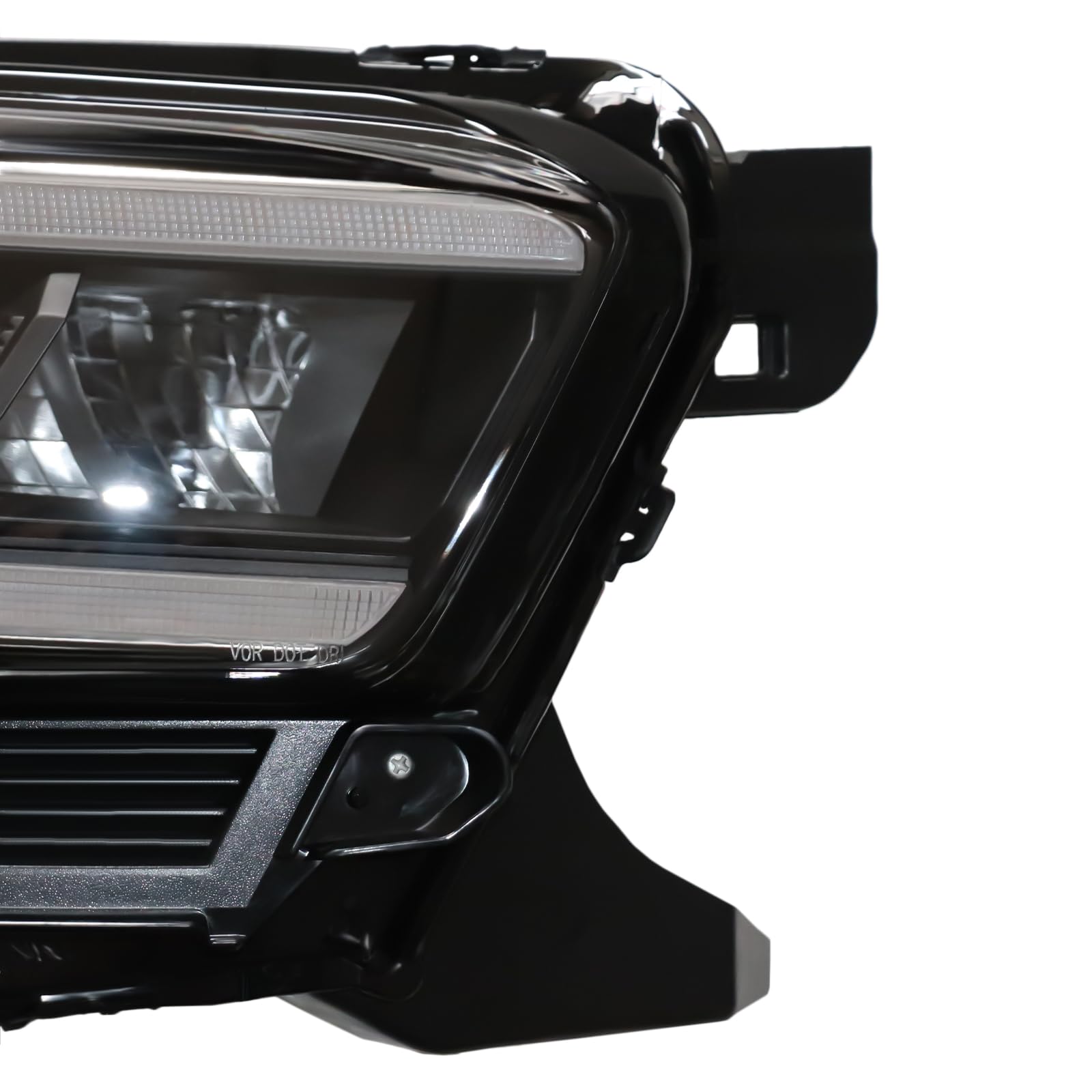 2016-2023 Toyota Tacoma LED Projector Headlights with White LED Light Bar & Sequential Turn Signals - Upgrade for Off-Roading, Night Driving & Custom Look