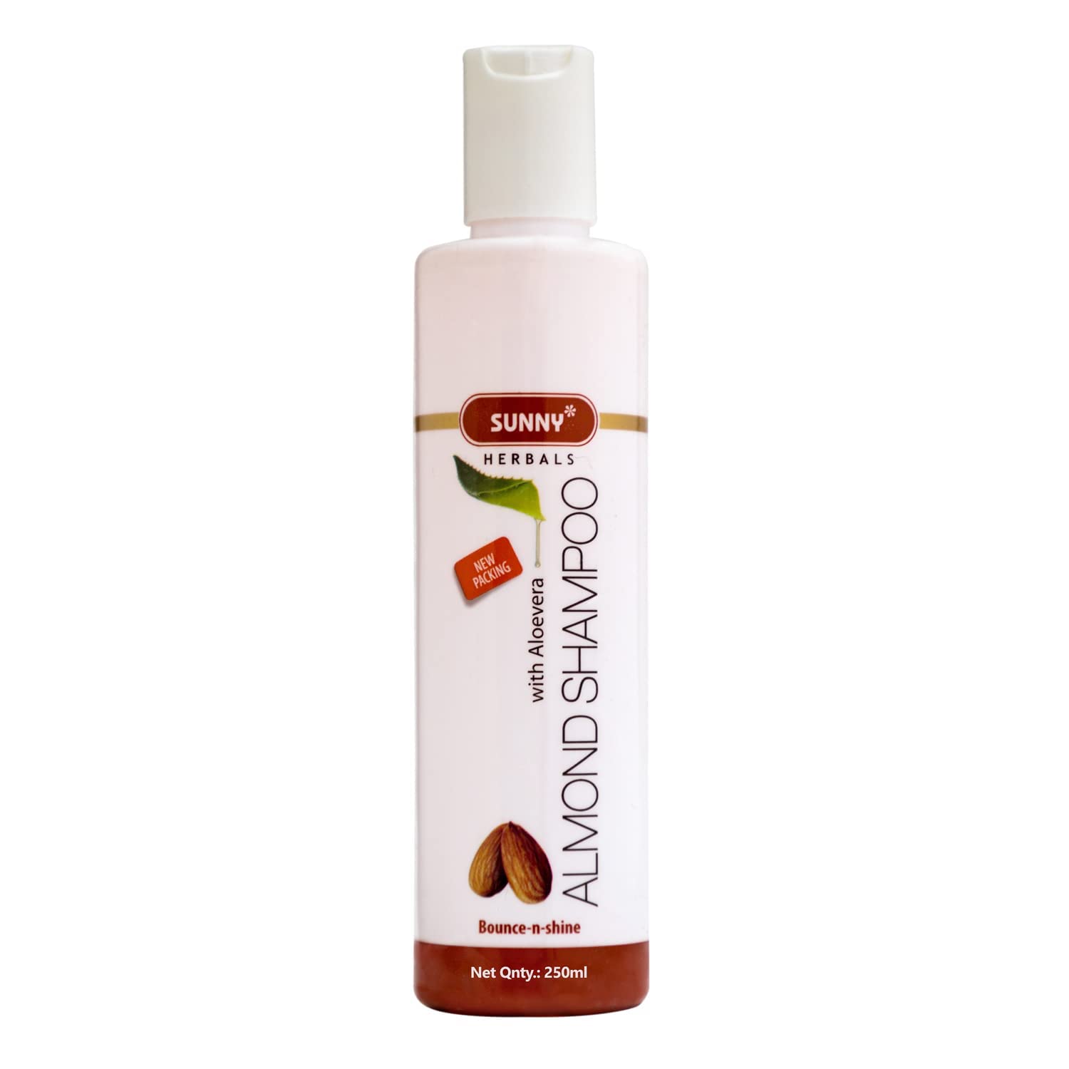 Organic Almond & Aloe Vera Shampoo for Hair Growth - Strengthens Hair Follicles, Reduces Hair Fall, Adds Shine & Volume - Sulfate-Free Formula for Dry/Damaged Hair - Perfect for Daily Use at Home & Salon
