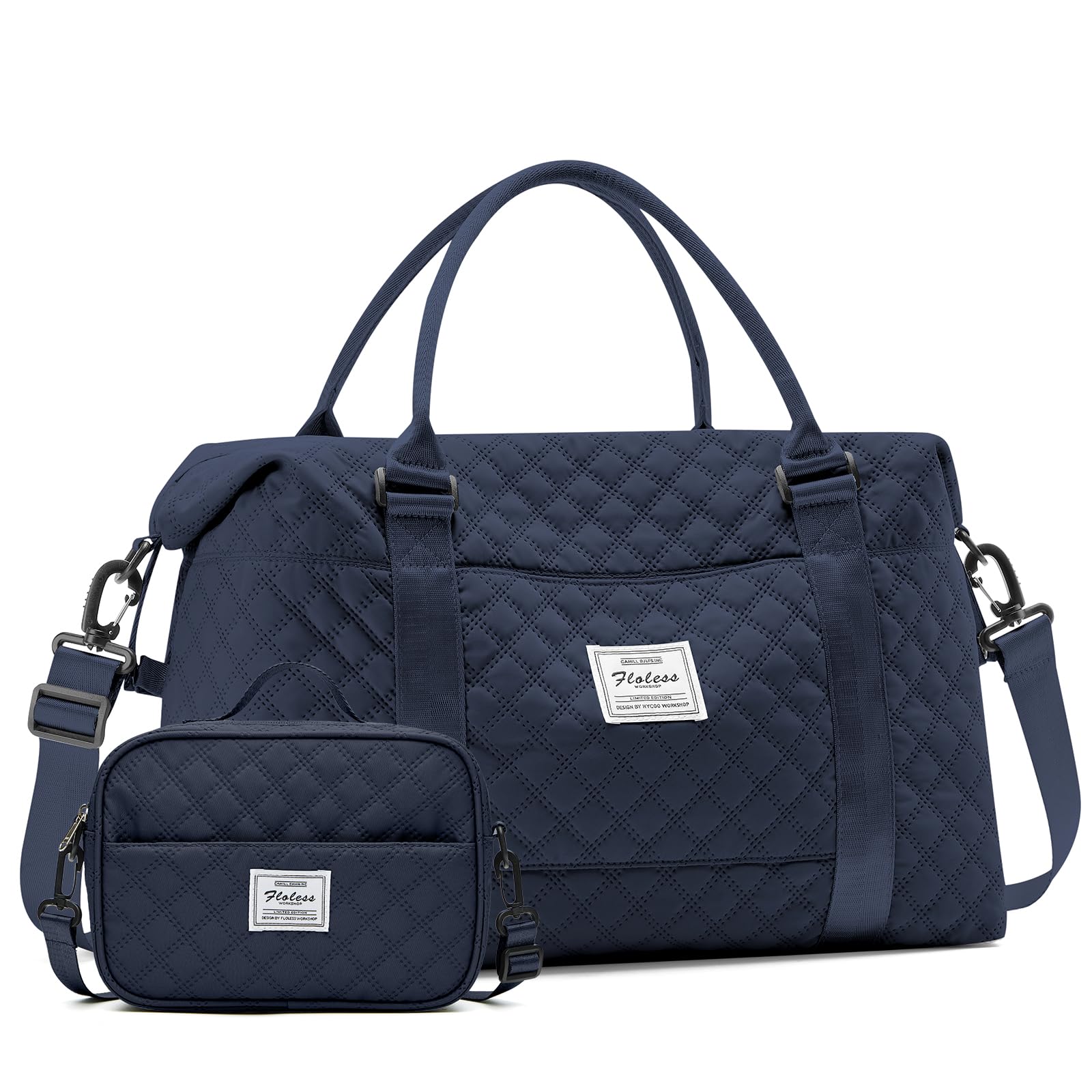 Women's Travel Duffel Bag - Lightweight Overnight Weekender with Toiletry Organizer & Wet Pocket - Perfect Gym Bag, Personal Item Carry-On for Weekend Getaways, Business Trips & Workout Sessions