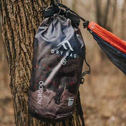 20L Waterproof Dry Backpack - Lightweight Clear Beach Bag for Kayaking, Boating, Hiking & Outdoor Adventures | Durable Travel Gear for Camping, Swimming & Water Sports