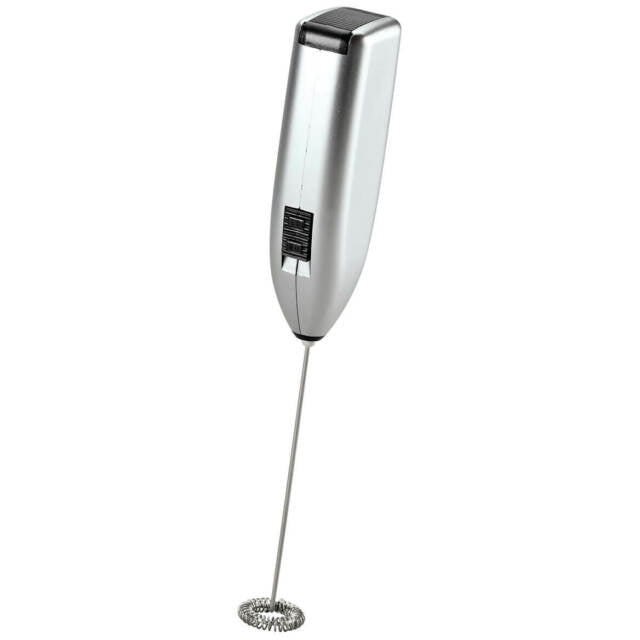 FOX RUN 65171 Handheld Milk Frother - Electric Whisk for Coffee, Latte, Cappuccino & Hot Chocolate - Perfect for Home, Office & Cafe Use