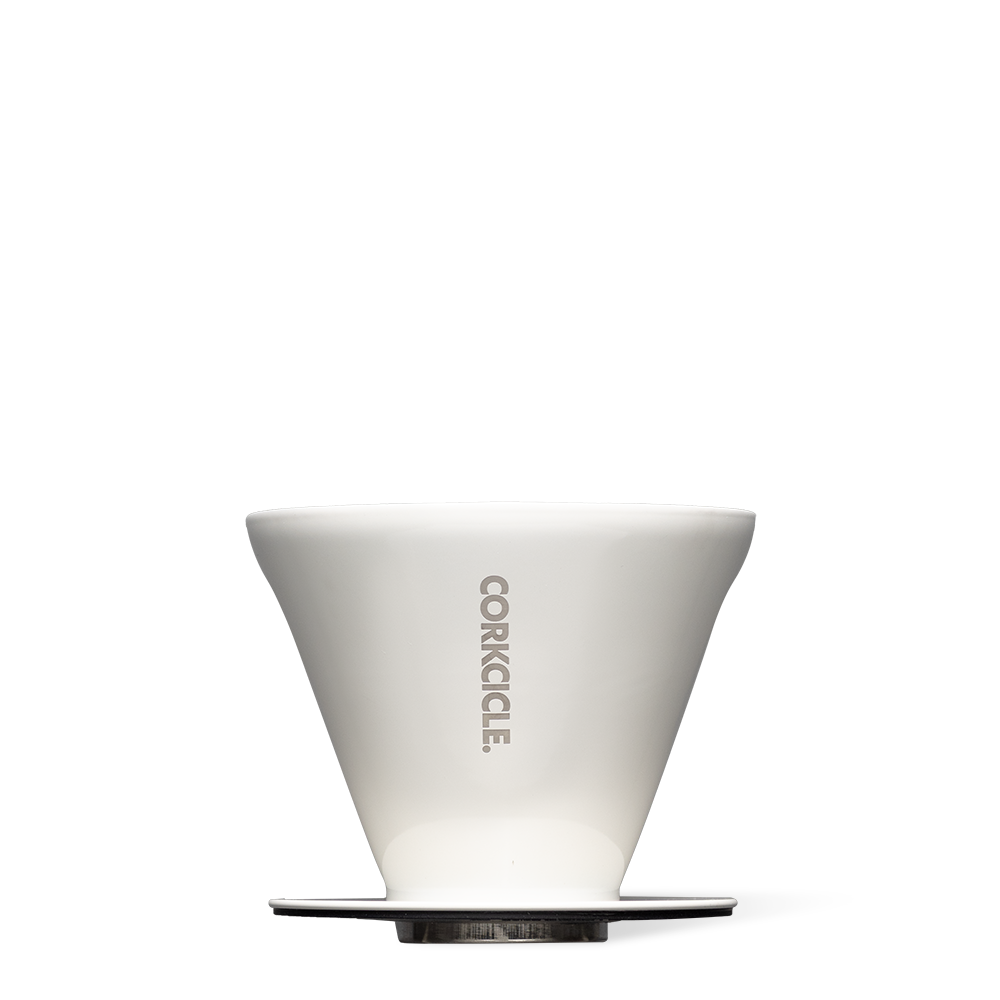Premium Pour Over Coffee Maker - Durable Glass & Stainless Steel Design for Rich, Smooth Brew - Perfect for Home, Office & Camping Use