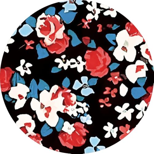 Z- Black Red Floral