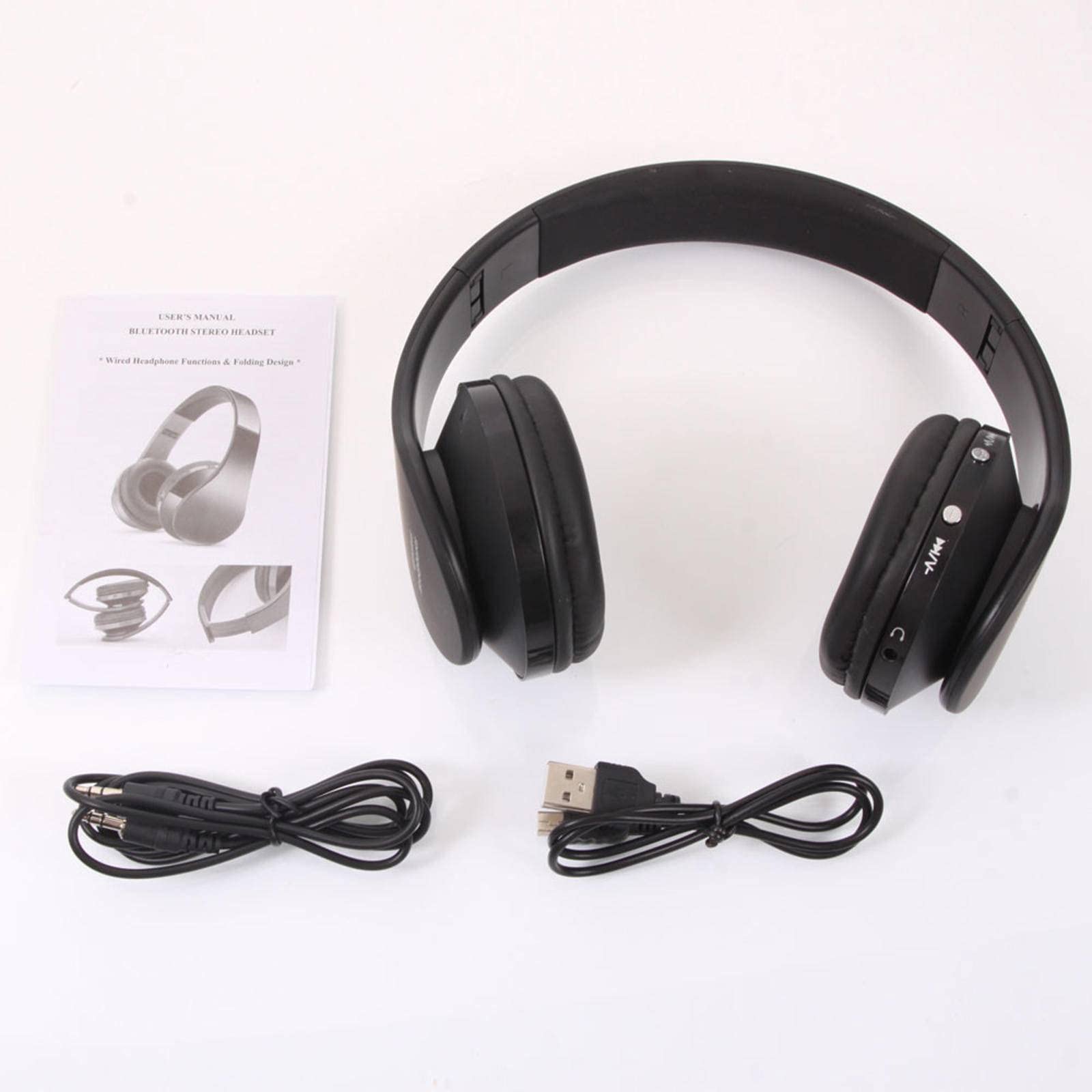 New Balance NX-8252 Foldable Wireless Bluetooth Sports Headphones with Built-in Mic - Lightweight Stereo Headset for Running, Gym Workouts & Travel - Compatible with iPhone, iPad, PC