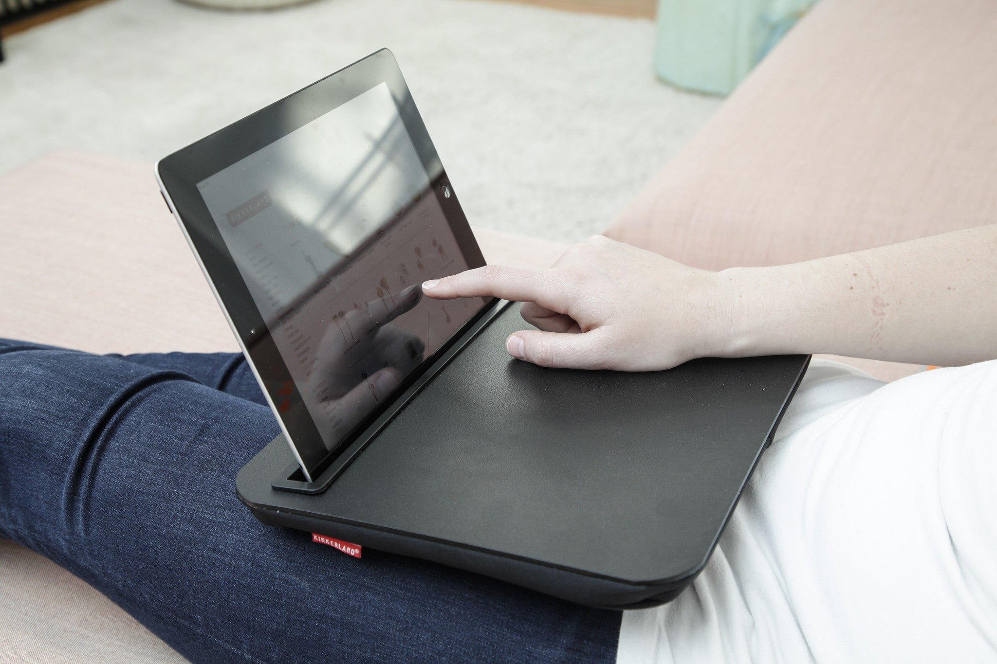 iBed Extra Large Lap Desk - Portable Laptop Tray for Bed, Couch & Floor - Lightweight & Ergonomic Workspace for Home, Office & Travel