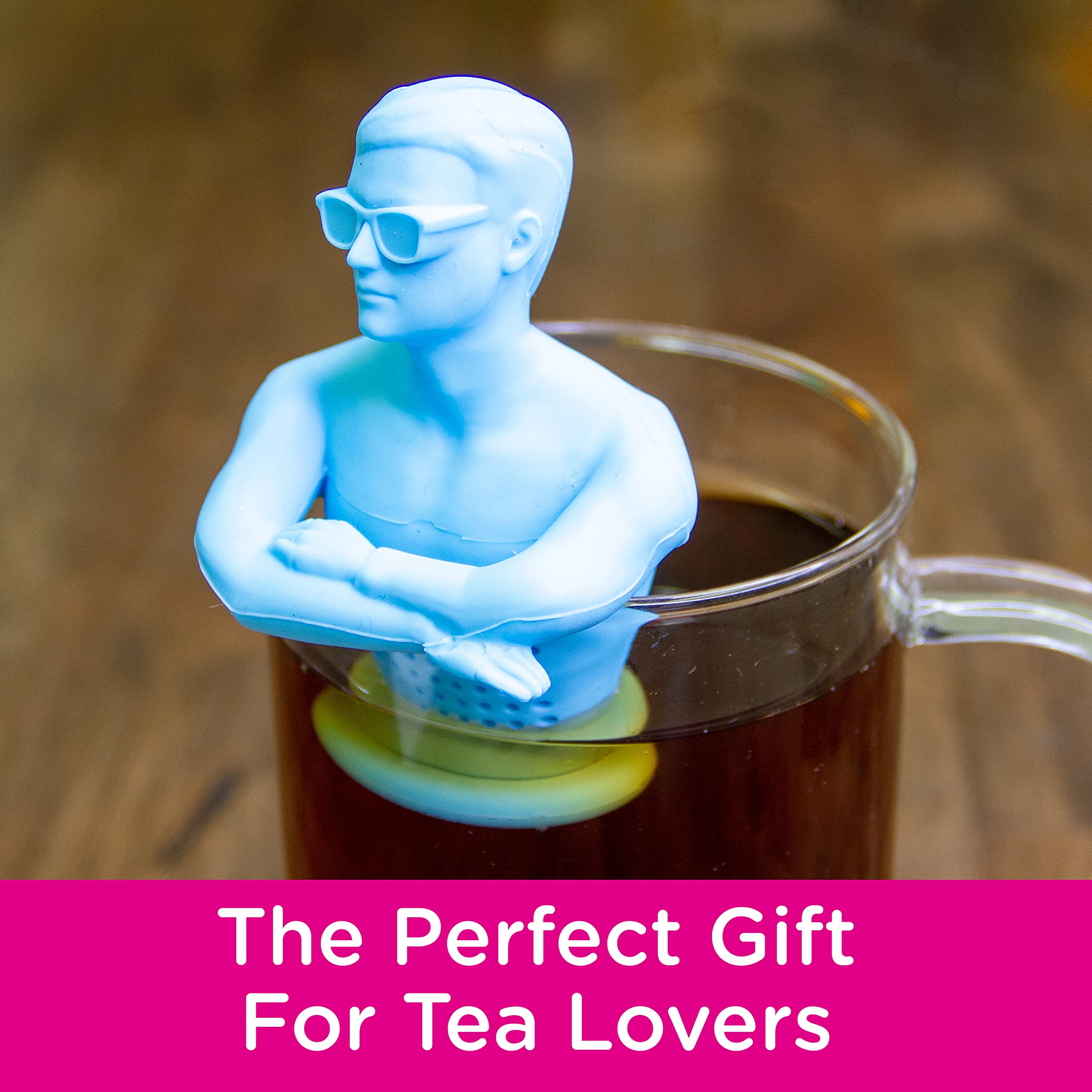 Premium Silicone Tea Infuser with Handle - Reusable Loose Leaf Tea Strainer for Hot & Iced Tea - Perfect for Home, Office, or Travel Use