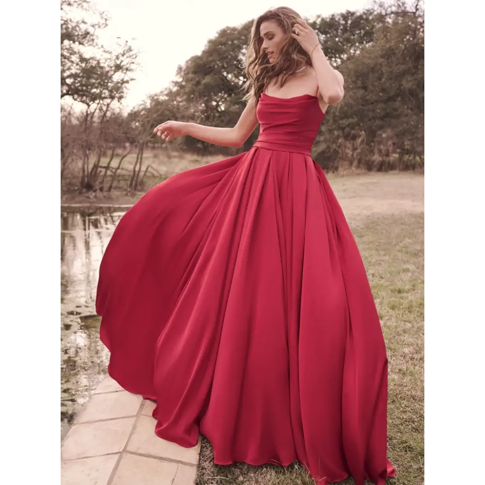 Maggie Sottero Scarlet Lace Wedding Dress - Elegant A-Line Gown for Brides, Church Ceremony & Formal Reception