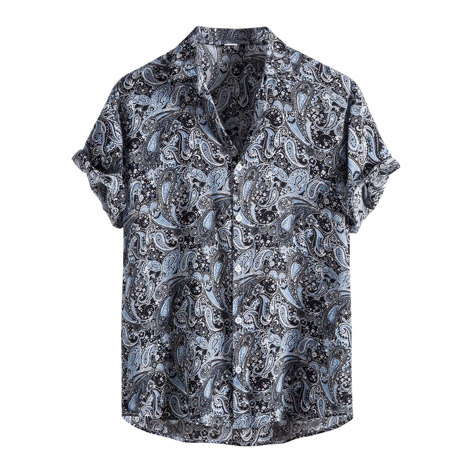 Vintage Men's Henley Shirts & Button Up Tops - Stylish Crop Tees & Work Shirts for Casual Wear, Office & Outdoor Activities