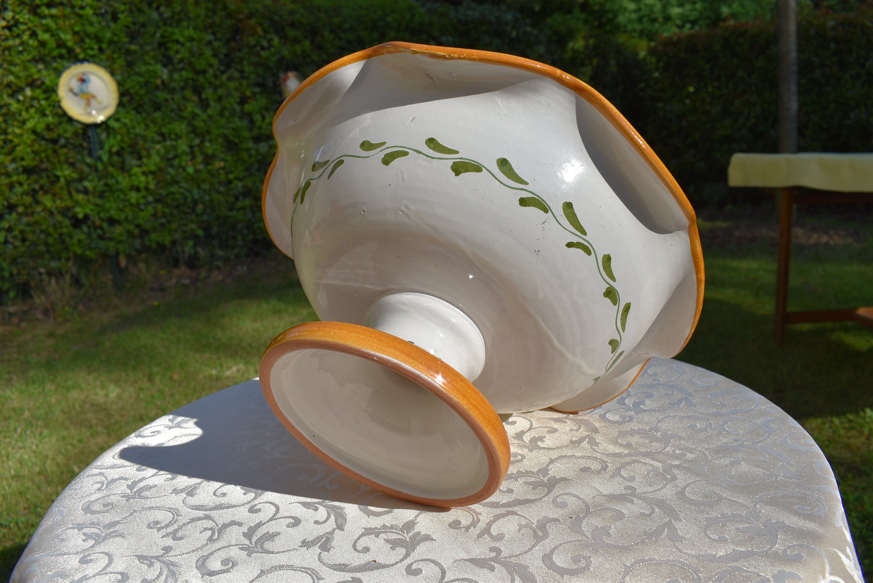 Ceramic Table Centerpiece - Elegant Handmade Ceramic Bowl for Dining Table Decor, Wedding, Party & Home Decoration
