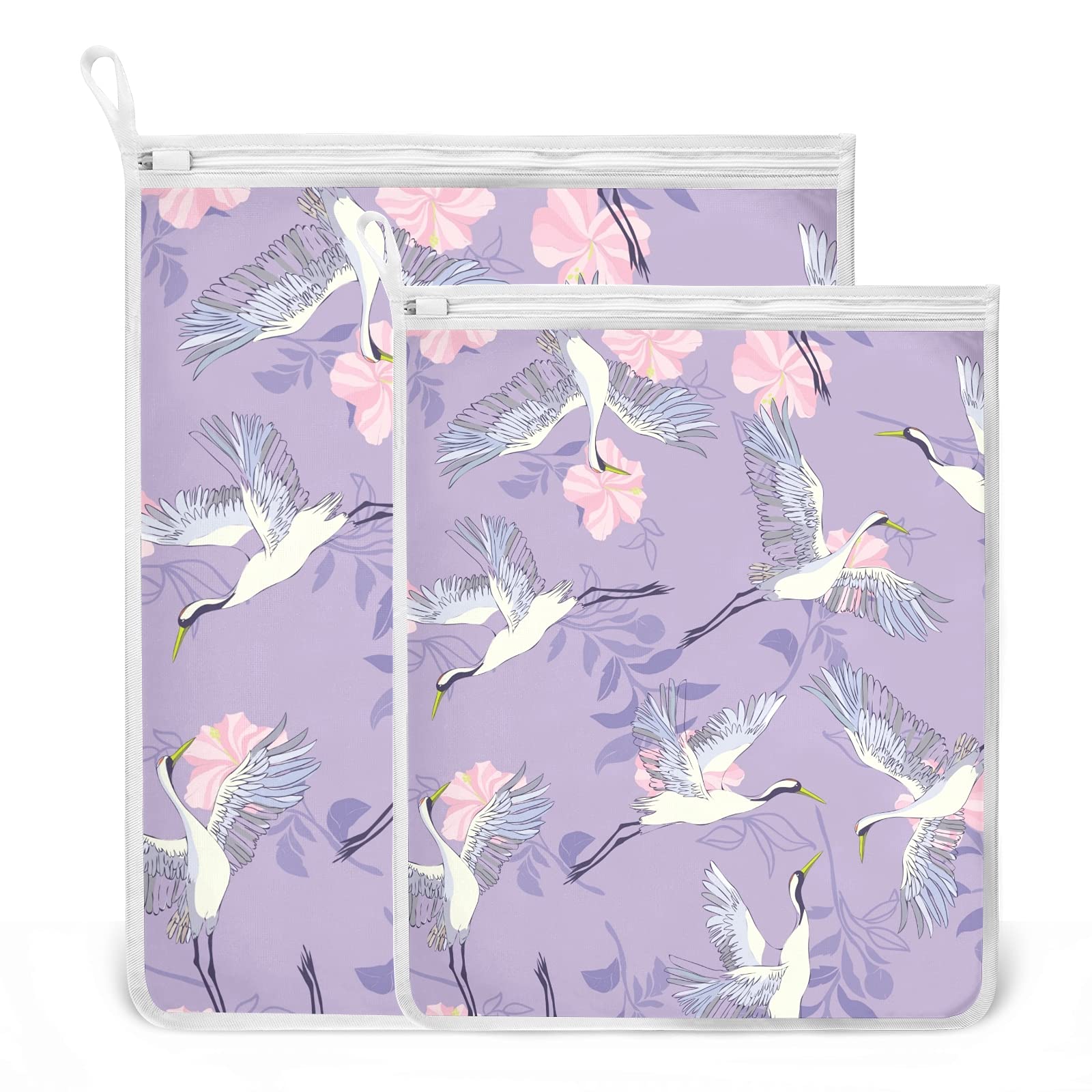 Flower Hummingbirds Mesh Laundry Bags 20
