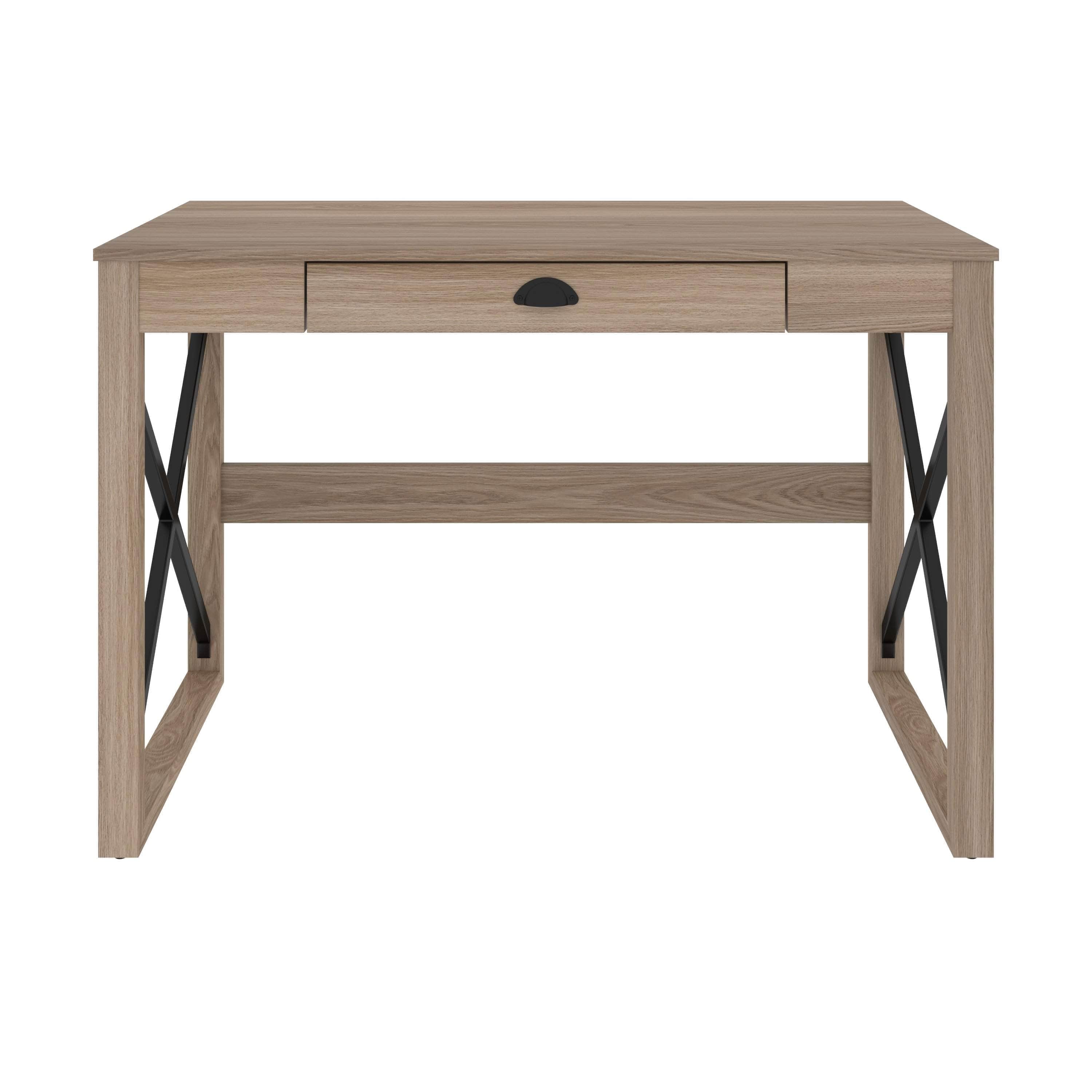 Talita 45W Small Desk - Compact Workspace Solution in 2 Colors | Perfect for Home Office, Dorm Room & Small Spaces