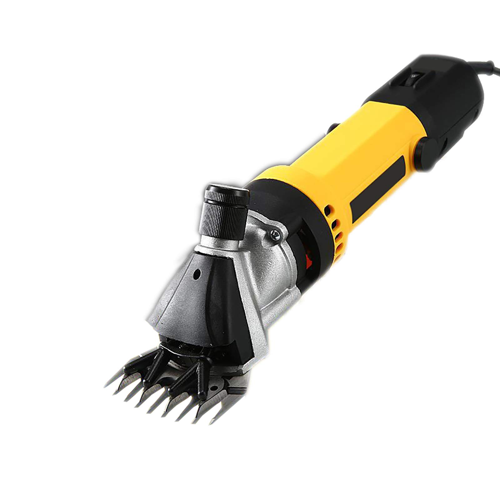 DRSM 900W Professional Livestock Electric Clipper - 6-Speed Adjustable Sheep Shears with 13 Teeth Straight/Curved Blade - US/UK/EU/JP Plug for Goat & Sheep Grooming - Perfect for Farm Shearing, Wool Harvesting & Livestock Care