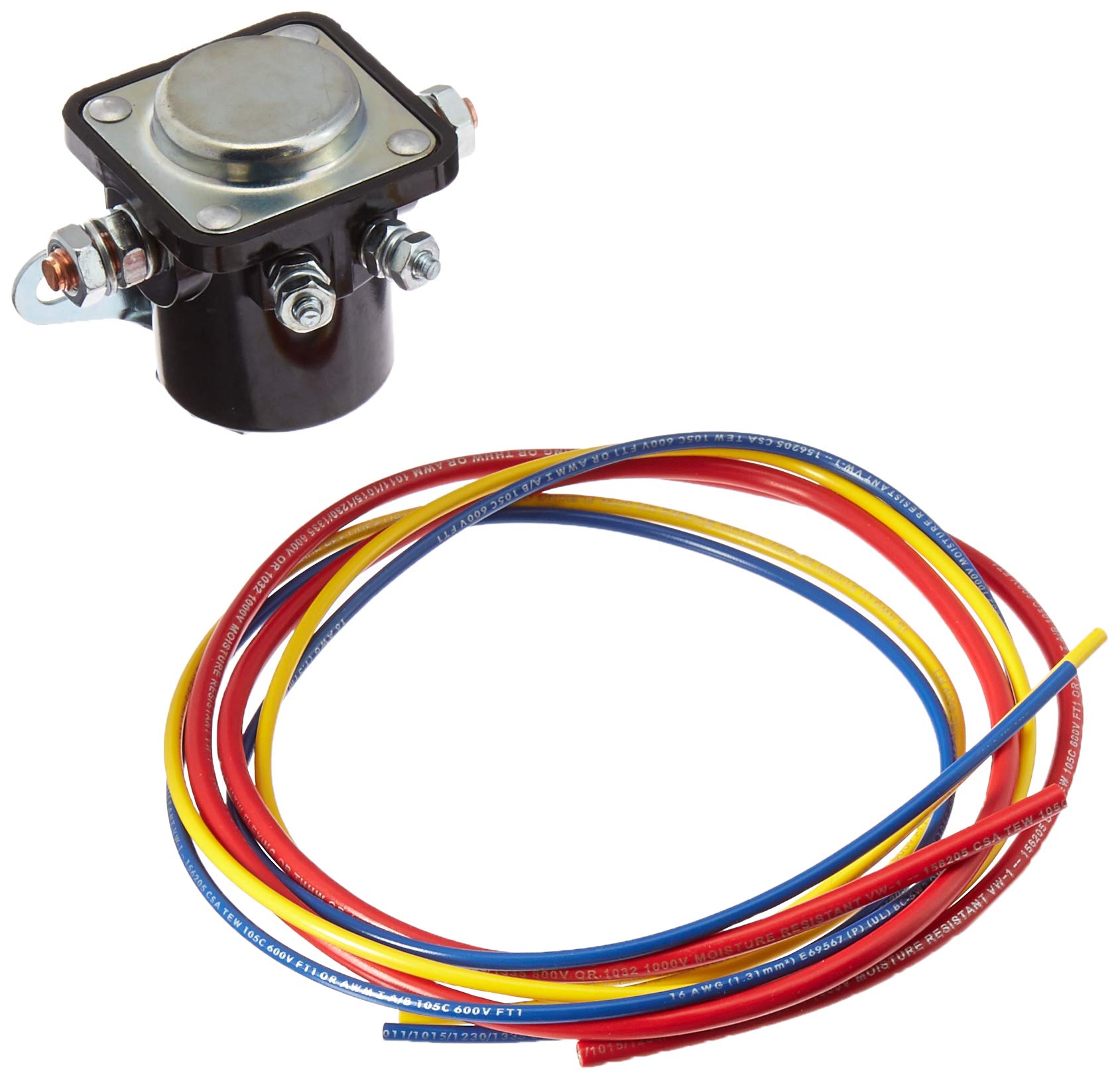 Tuff Stuff HOT Start Solenoid - Heavy Duty 12V Starter Relay for Trucks, Tractors & Off-Road Vehicles | Ideal for Cold Weather Starts & High-Performance Engines