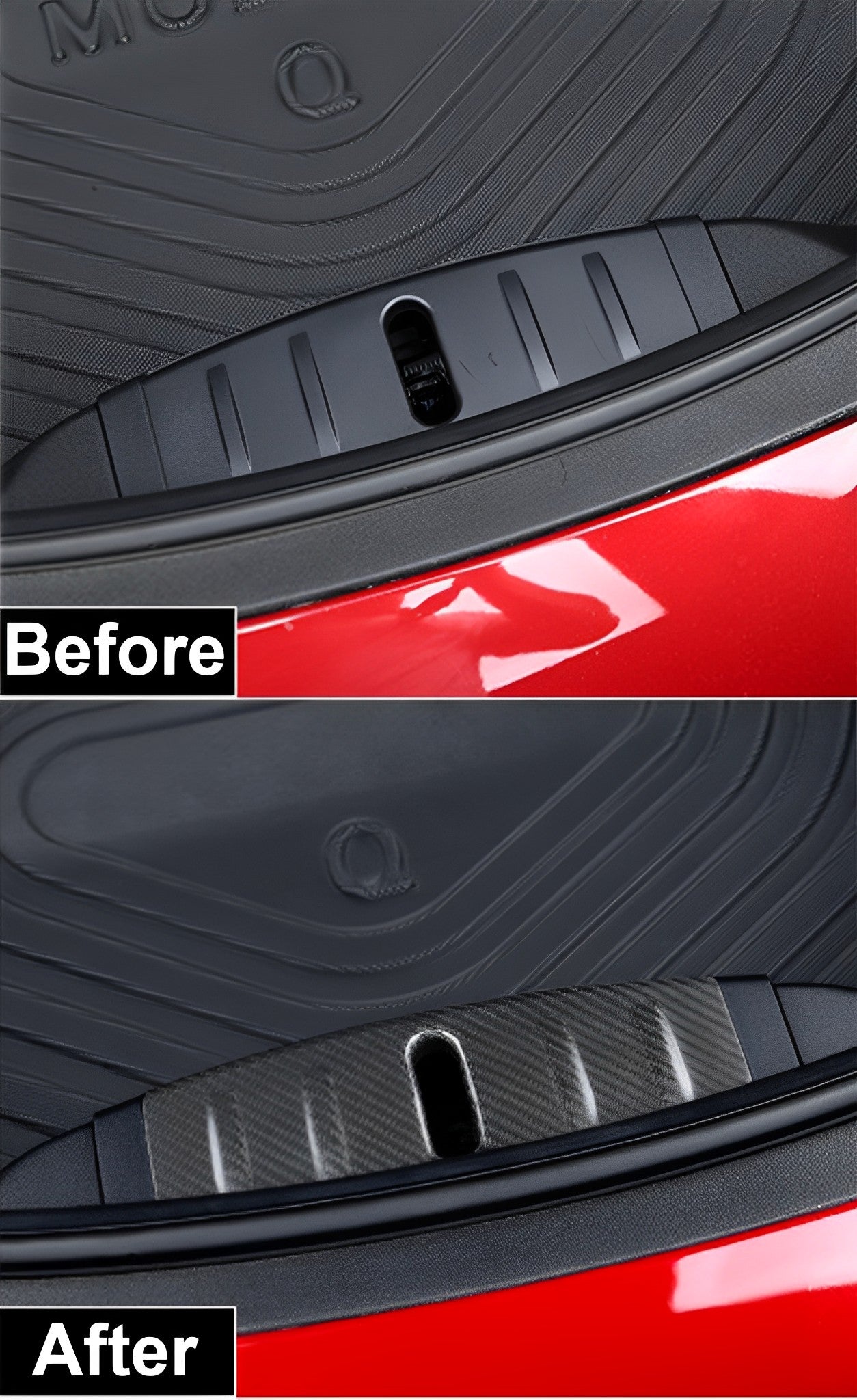 Premium Carbon Fiber Frunk Hood Lock Cover for Tesla Model 3 - Durable & Stylish Protection for Your Electric Vehicle - Perfect for Car Enthusiasts & Daily Commuters