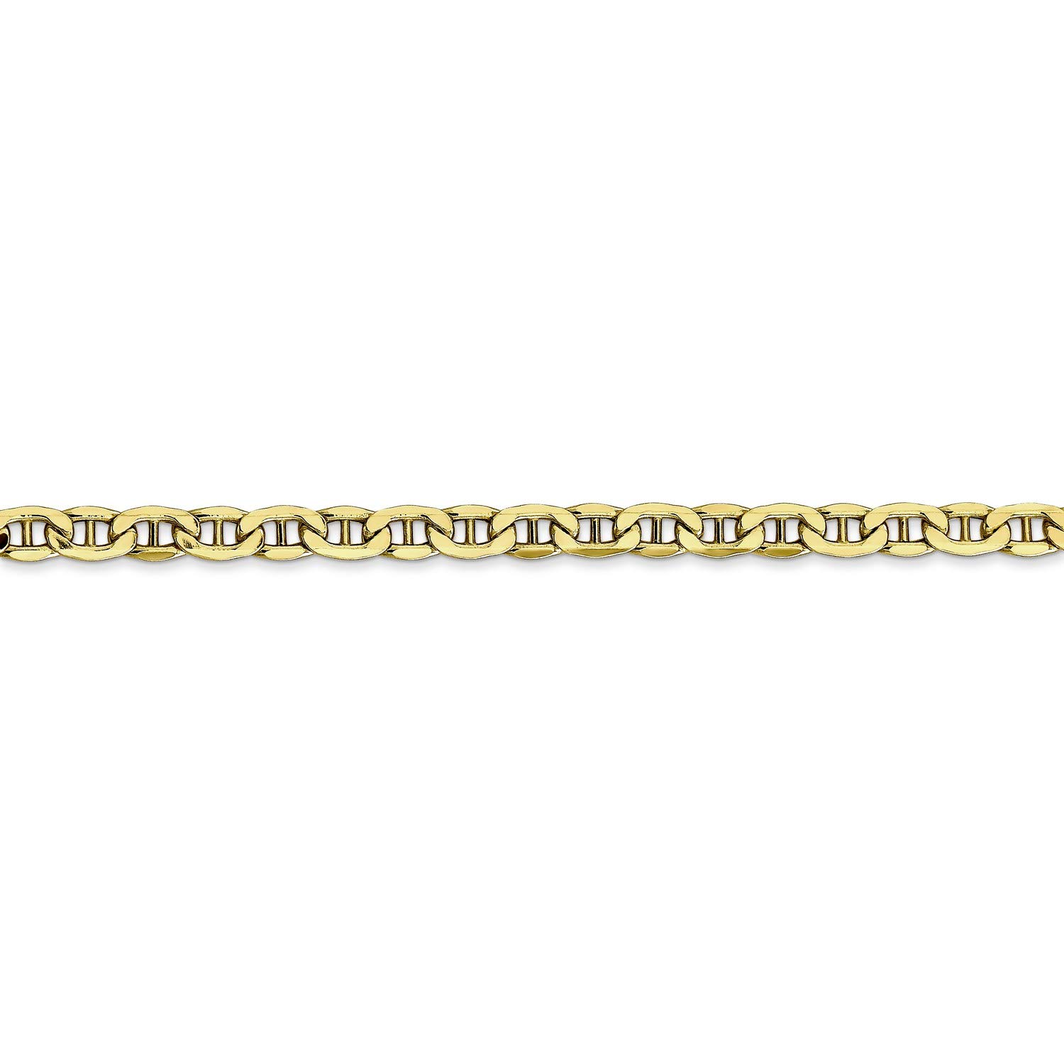 10K Yellow Gold Lightweight Anchor Chain Necklace or Bracelet - Dainty Layering Jewelry for Women, Perfect for Everyday Wear & Gift Giving