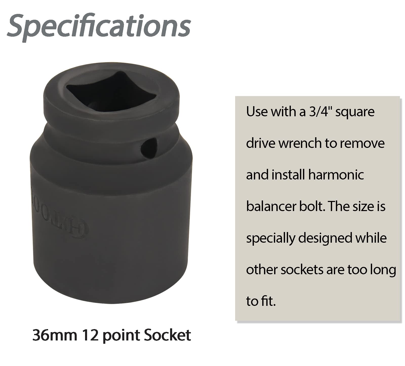 22100 Flywheel Locking Tool with 36mm 3/4