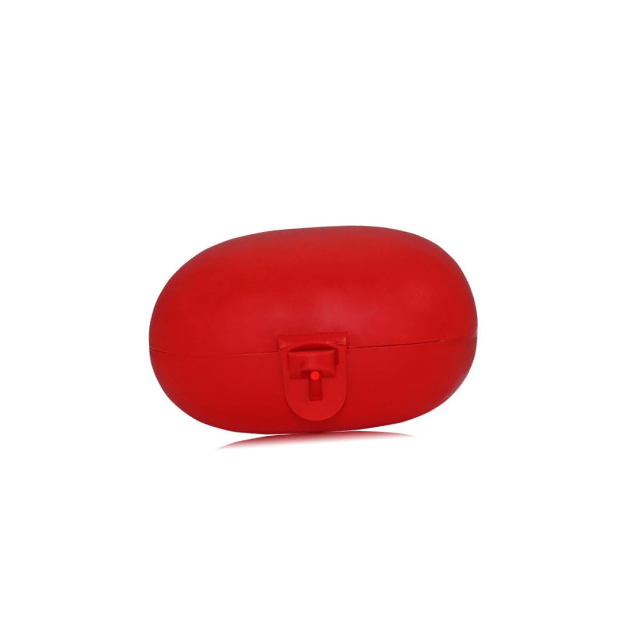 Mikikit 2 Pack Red Silicone Headphone Case with Metal Buckle - Protective Travel Storage for Pro Headset - Perfect for Airplane, Commuting & Gym Use