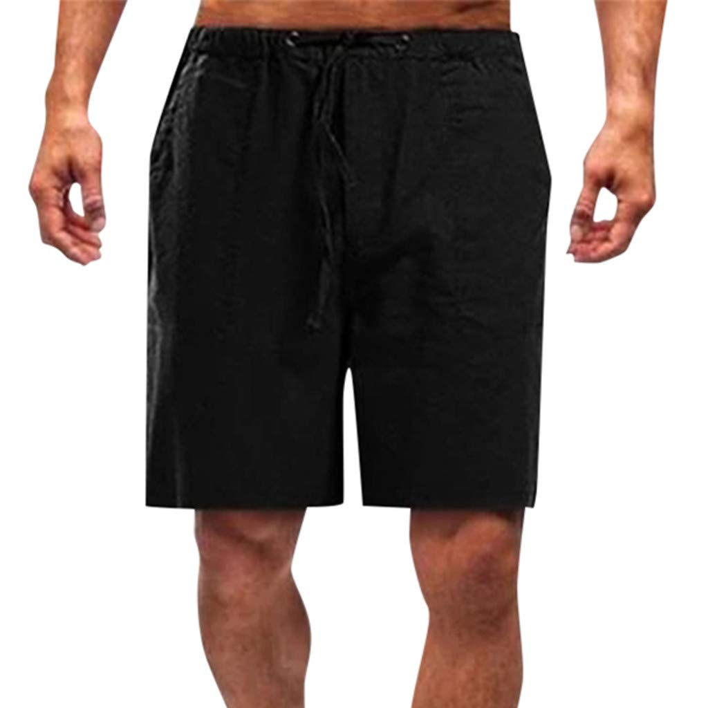 Men's Athletic Workout Shorts - Quick Dry Stretch Running Shorts with Zipper Pockets | Casual Gym & Outdoor Sports Wear
