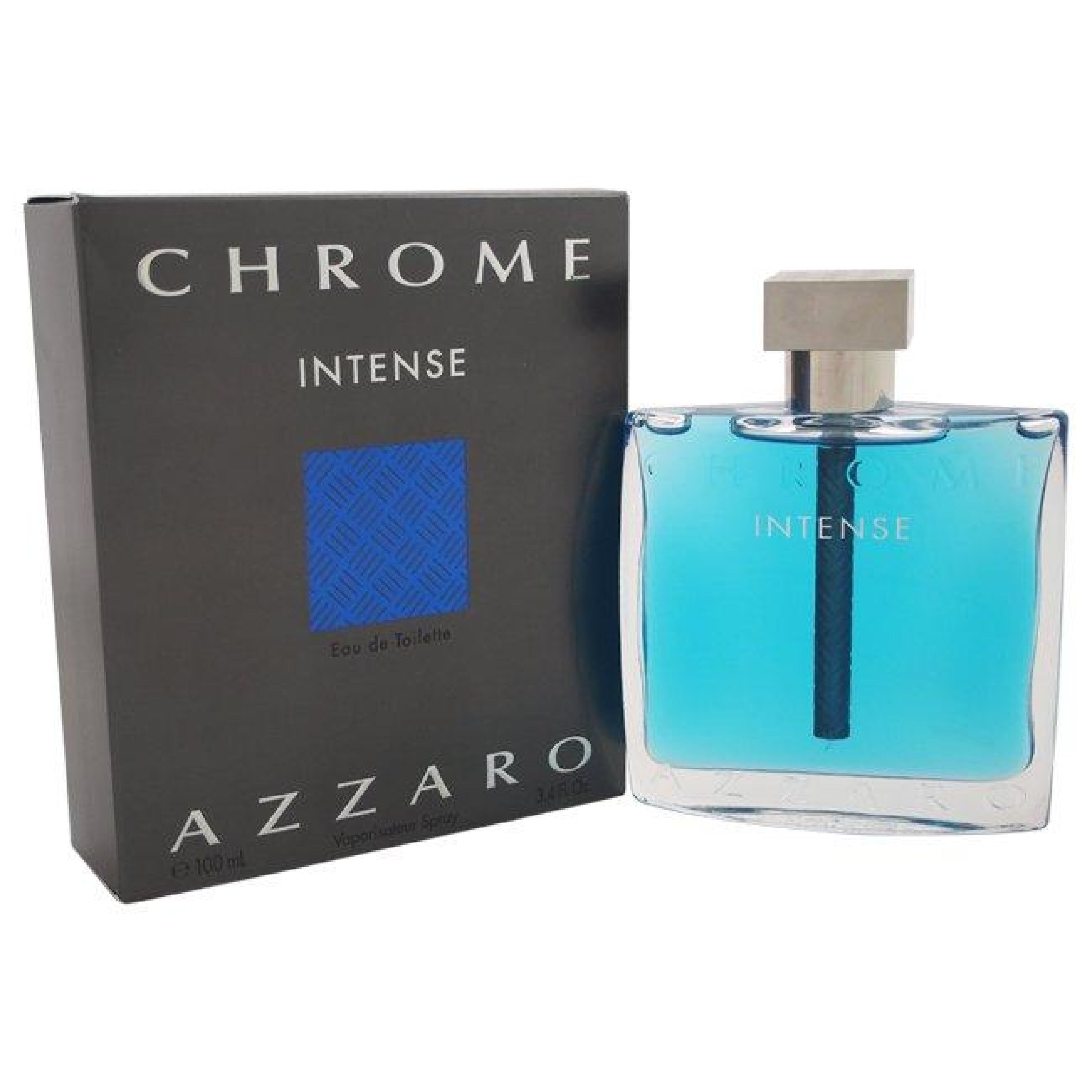 Azzaro Chrome Intense 50ML EDT Spray for Men - Fresh Citrus & Woody Fragrance - Perfect for Daily Wear, Office & Special Occasions