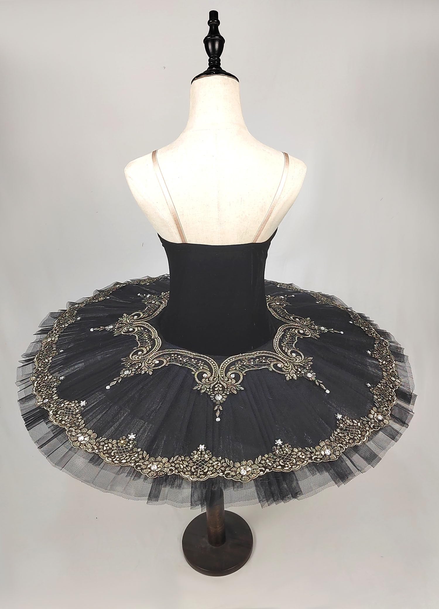 Swan Lake Ballet Tutu Dress for Kids & Women - White Competition Performance Skirt with Platter Design | Perfect for Dance Recitals, Ballet Shows, and Theatrical Performances