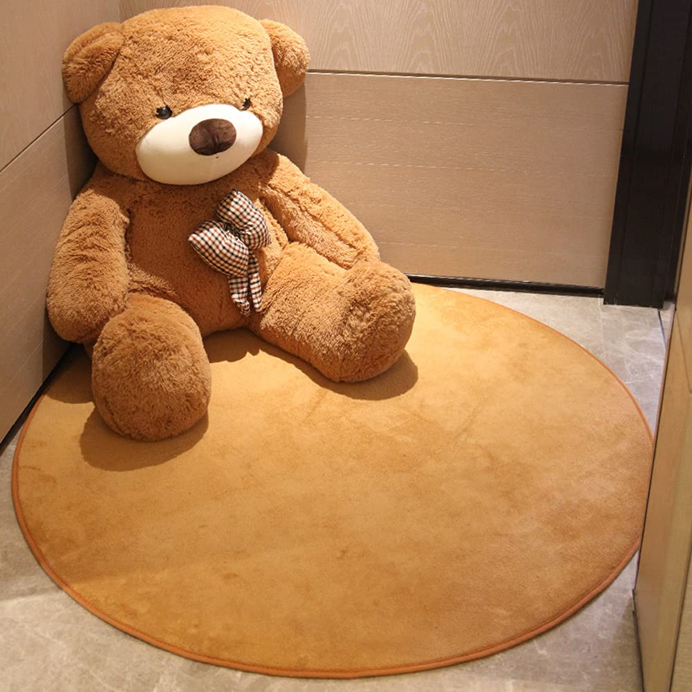 **39 Inch Round Office Chair Mat for Hardwood Floors & Carpets - Plush Floor Protector for Gaming, Rolling Chairs, Living Room & Study - Soft, Durable & Multi-Purpose (Green)**    *Perfect for home offices, gaming setups, and workspaces to protect floors from scratches and wear.*